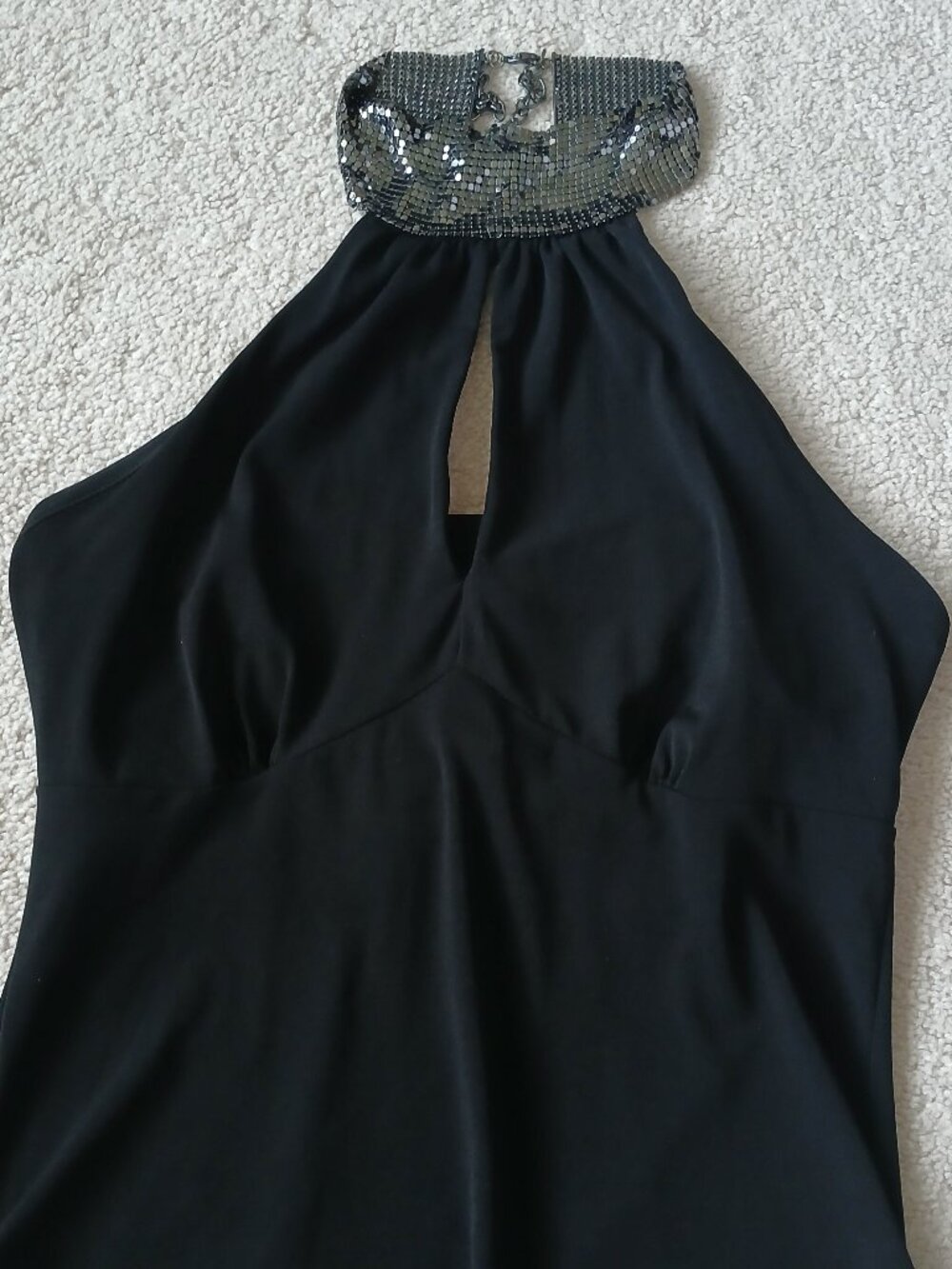 Express Size S Dressy Black Halter Top